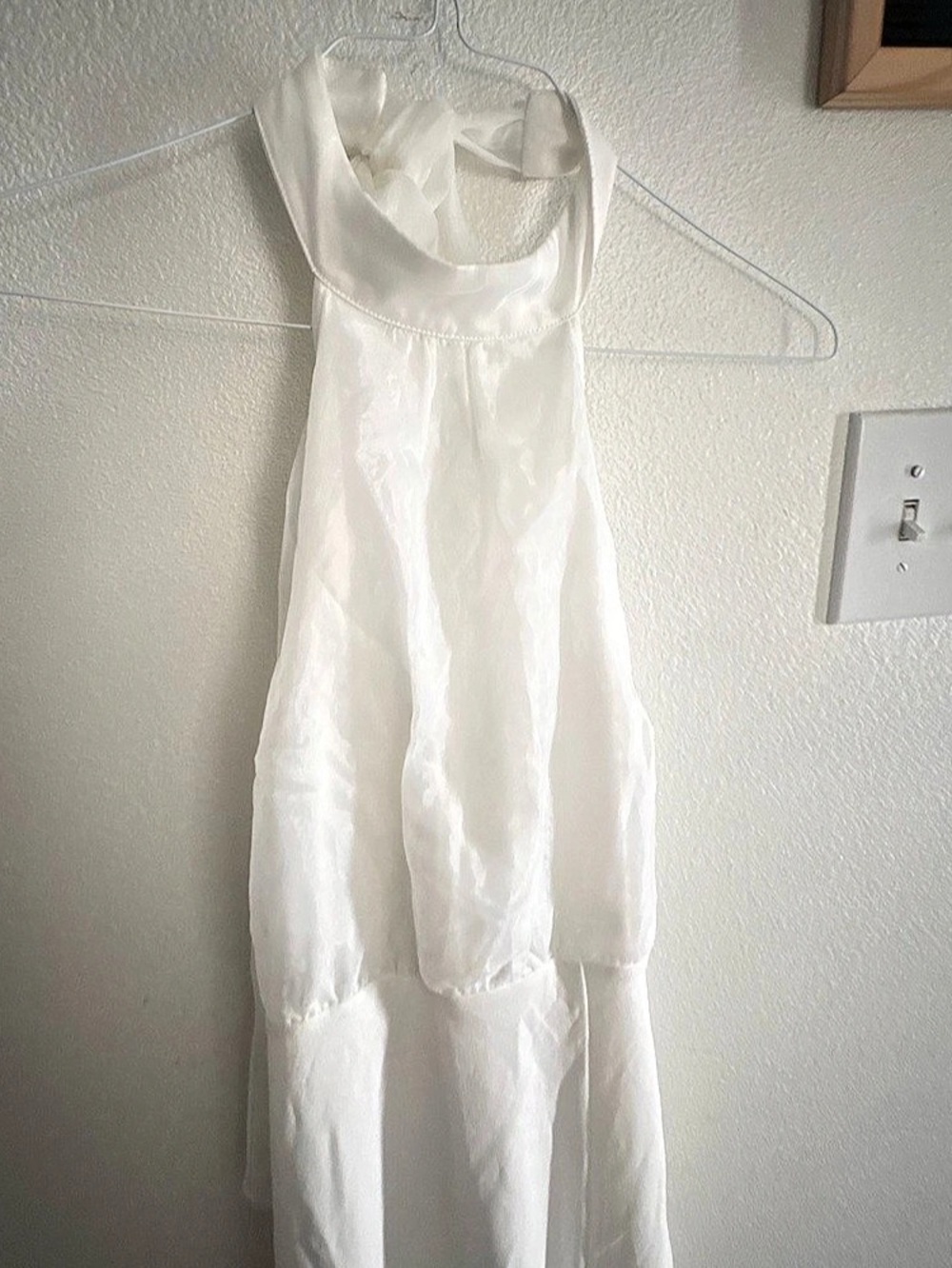 Lulus Maxi Dress in White Size Medium Like New
